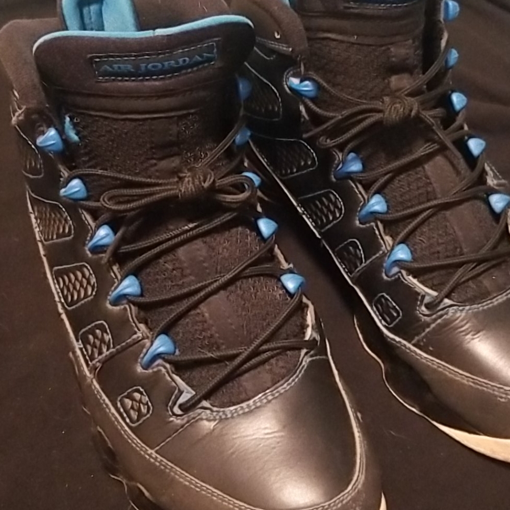 Jordan 9 retro blue and black